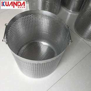 厂家供应冲孔网过滤桶压榨机用桶不锈钢式304配件过滤网提篮
