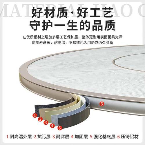 户外烧烤炉庭院火锅烧烤一体家用别墅北欧餐桌室外圆桌铸铝烧烤桌