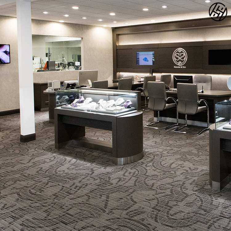 定制珠宝店珠宝展示柜钻石首饰中岛柜带灯木质接待台时尚珠宝展柜,商业/办公家具,展示柜/陈列柜/展示架/货柜,淘宝优惠券,粉丝福利购,淘宝优惠卷