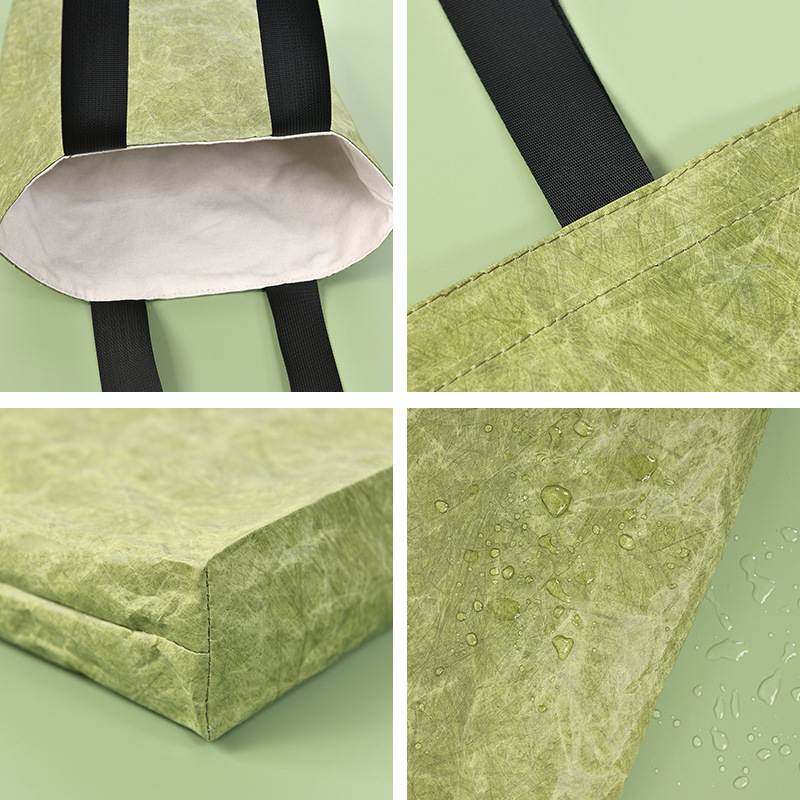 黑色防水杜邦纸袋可水洗手提袋礼品批发不烂撕购物印刷纸袋子