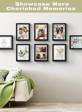 跨境亚马逊压花相框9*壁挂式双面相框标本11植物相框透明纪念