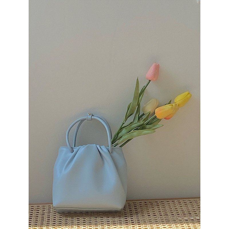 新品 方形褶皱百搭小包包女2025春夏新款时尚手提休闲韩版单肩斜,箱包皮具/热销女包/男包,手拿包,淘宝优惠券,粉丝福利购,淘宝优惠卷