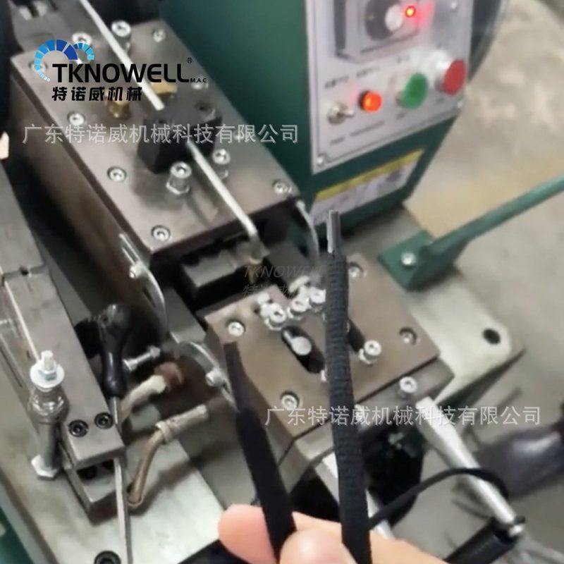 特诺威 半自动鞋带打头机双刀手提袋礼品袋绳带塑料POM鞋带打头机