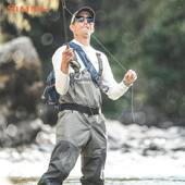 连体溪流钓高端钓鱼专业进口齐腰下水裤 SIMMS涉水裤 路亚g3g4男款