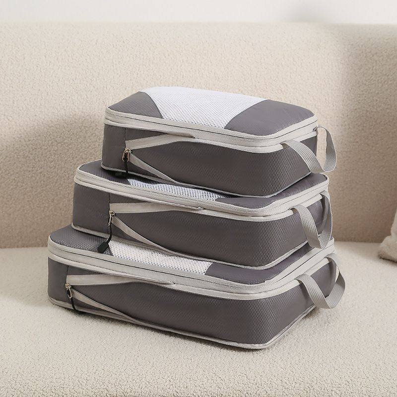 严选旅行收纳袋压缩套装化妆品旅行袋包行李洗漱鞋子收纳衣服数码,收纳整理,旅行收纳套装,淘宝优惠券,粉丝福利购,淘宝优惠卷