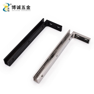 新款直销304不锈钢浴室拉杆加固支架玻璃门拉杆七字拉杆玻璃门配