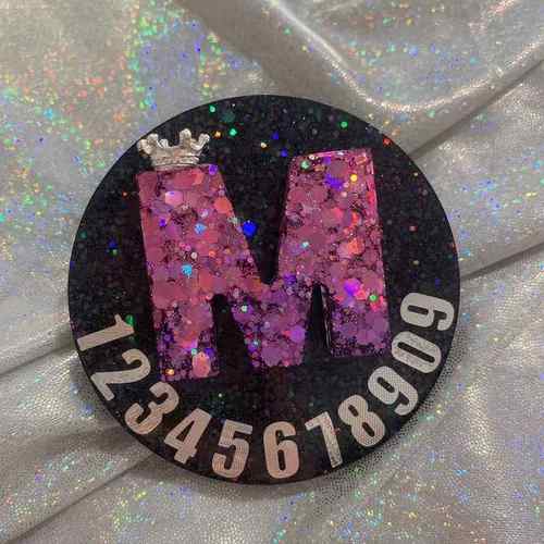 字母女士停车牌可爱挪车牌情侣创意电话号码牌高档临时号码数字