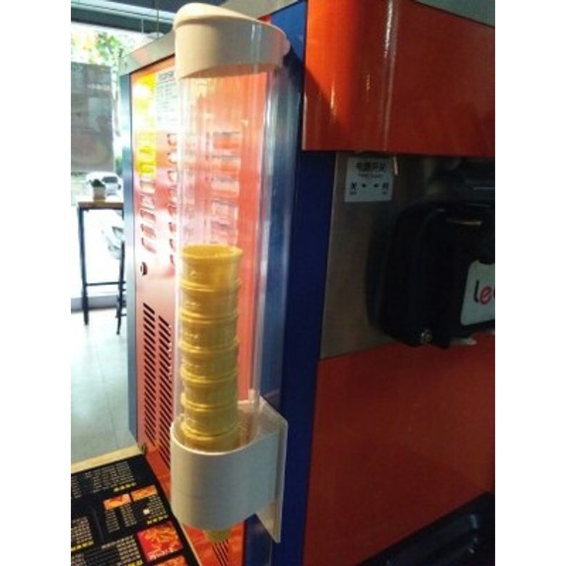 平底蛋筒用冰淇淋机配件蛋筒架蛋托出杯机甜筒落杯器脆筒冰激凌架