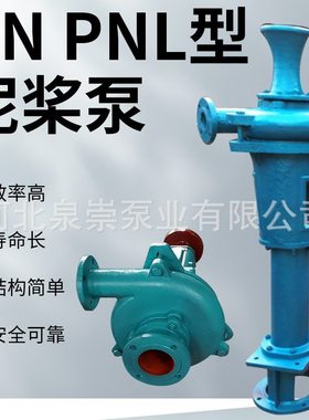 泥浆泵PN PNL型离心泵2pnl 3pnl排污泵 立式无堵塞淤泥杂质泵