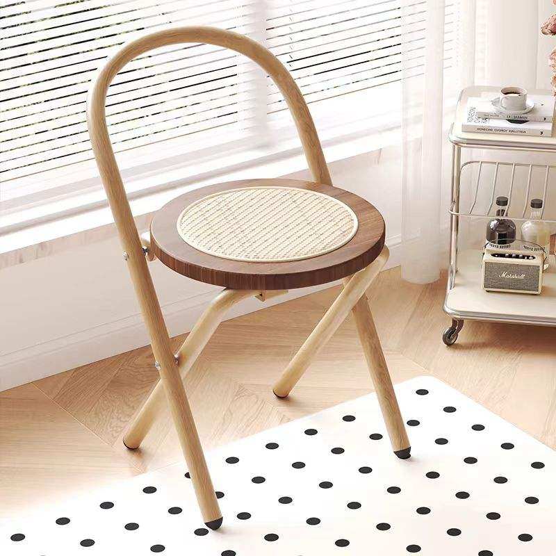 新疆包邮折叠椅子靠背家用藤编餐桌椅凳凳子马扎可折叠户外餐椅奶,住宅家具,折叠椅/躺椅,淘宝优惠券,粉丝福利购,淘宝优惠卷