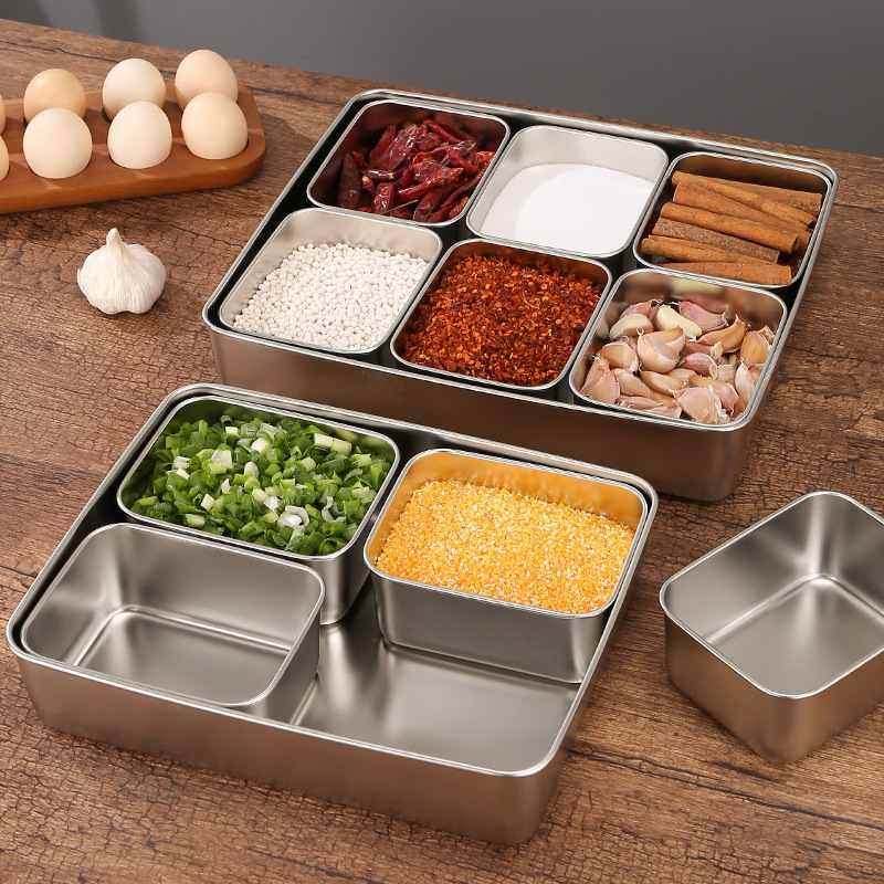 调料盒厨房带勺子冰调味料摆摊套装组合盒摆摊收纳盒工具调料粉,厨房/烹饪用具,料理盒,淘宝优惠券,粉丝福利购,淘宝优惠卷