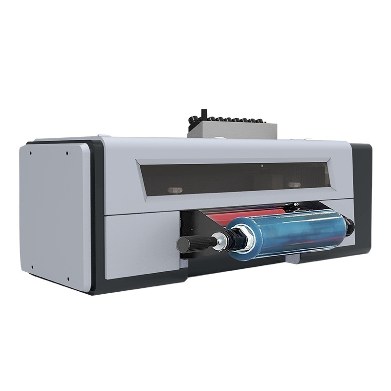 UV水晶标覆膜打印一体机 AB膜UV卷材水晶标转印贴uv打印机厂家