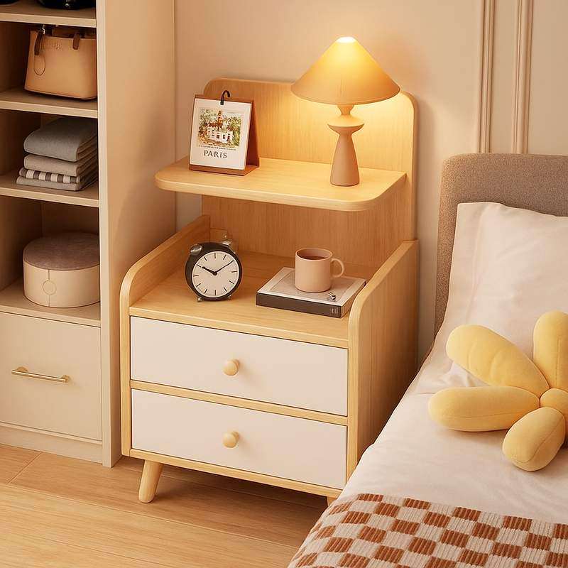床头柜简约经济储物加厚边创意床边出租房柜收纳轻柜小柜子奢迷你,住宅家具,床边桌,淘宝优惠券,粉丝福利购,淘宝优惠卷