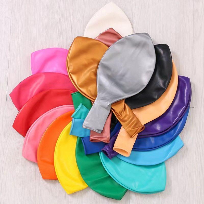 网红36寸气球正圆克摆摊35气球防爆卖地批卖推大草地气球公园加厚