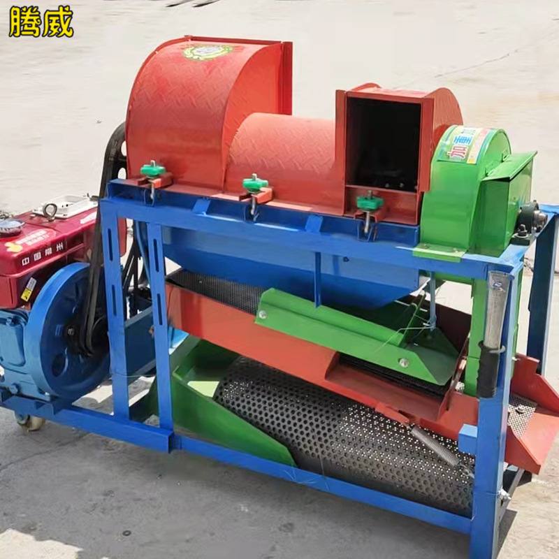 农村家用多功能小麦大豆高粱水稻脱粒机小型玉米双抽风脱粒打粒机