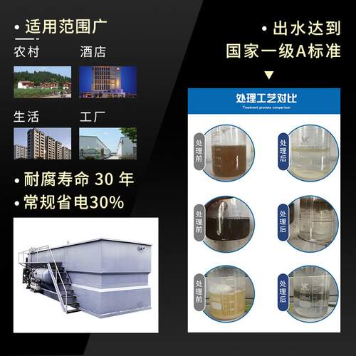 屠宰养殖废水气浮机 污水处理一体化气浮设备 全自动溶气气浮机
