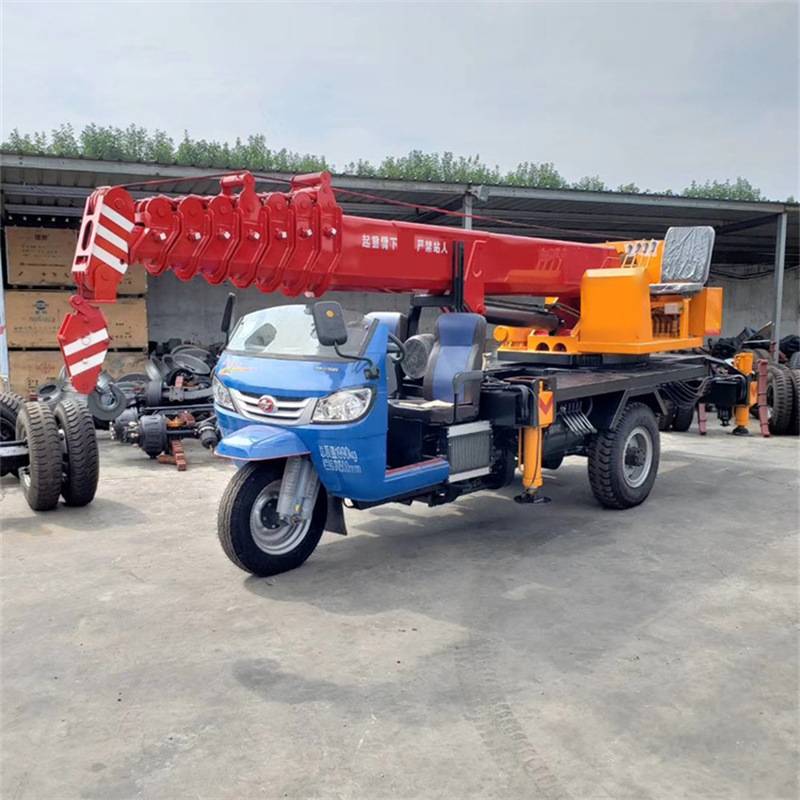小型车载小吊车 狭小空间作业吊装神器 农用建筑盖房五征三轮吊车