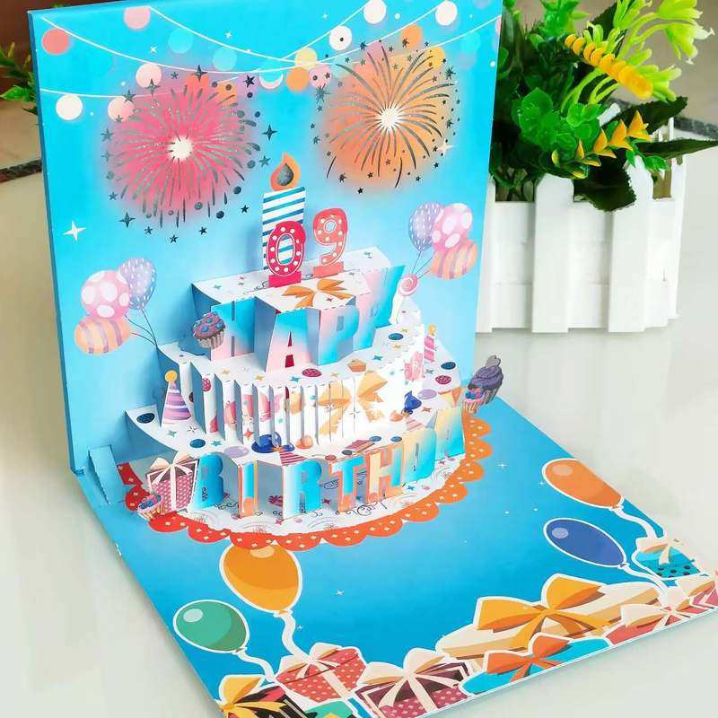 2024跨境爆款数字年龄镂空立体节日类蛋糕3D卡片激光创意贺音乐,节庆用品/礼品,贺卡/卡片,淘宝优惠券,粉丝福利购,淘宝优惠卷