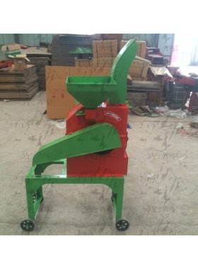 650C小型家用多功能干湿铡粉机秸秆揉丝机牛羊皇竹草牧草碎草机