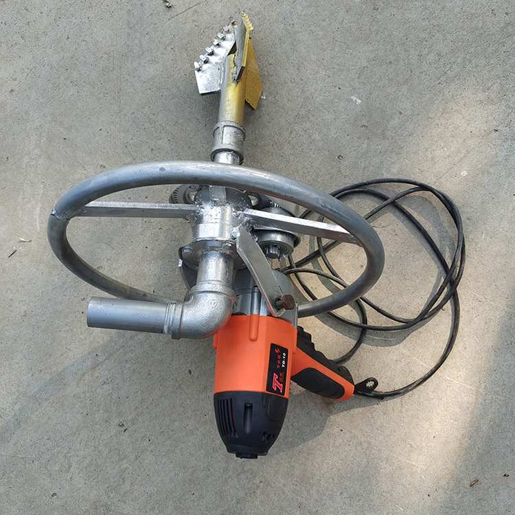 家用两项电手持式圆盘打井机 220v家庭吃水井钻机 30米钻井机钻头