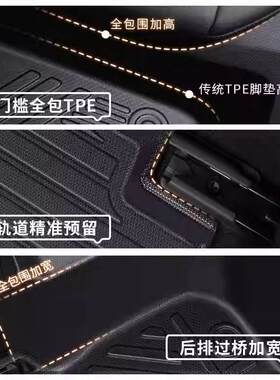 专用深蓝s72023款包门槛防水脚垫包围汽车大全包围tpe防污