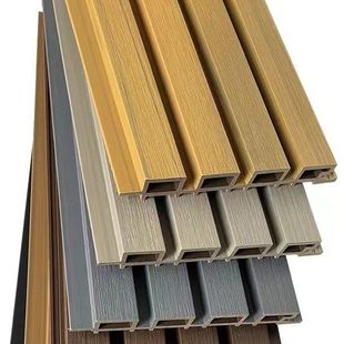 户外塑木栅栏庭院防腐木露台木塑护栏板小围墙栏杆花园院子