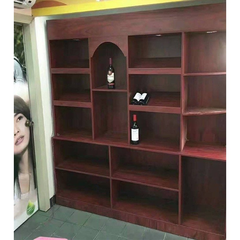 厂家直销精品木质红酒展柜葡萄酒白酒中岛展示柜酒水饮料陈列柜