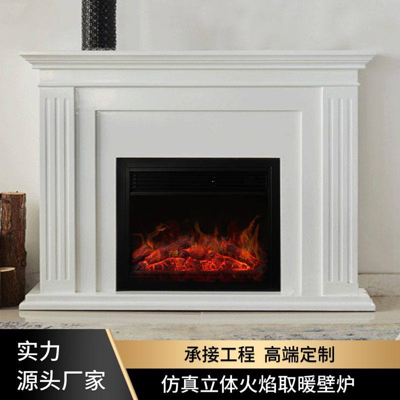 欧式电子壁炉芯 家用取暖发热器 3D仿真火焰嵌入式装饰炉芯暖风机