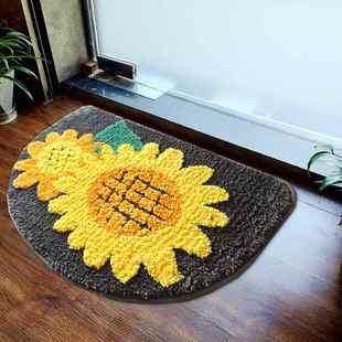 家用地垫浴室防滑垫卧室脚垫入户进门厕所垫北欧风格 门口地毯