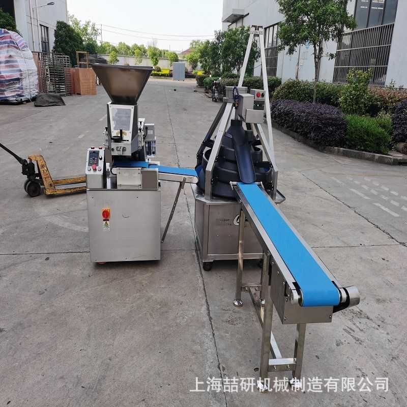 喆研全自动面团连续分割锥形滚圆机 可分割滚圆10-500g面团生产线