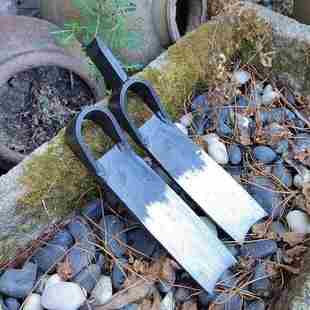 炮弹钢挖笋锄头开山专用老式挖树根条锄手工锻打锰钢农用窄锄斧锄