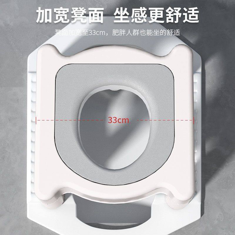 蹲便改坐便器椅家用神器架厕所老人凳孕妇马桶折叠蹲大便坐简易厕,家装主材,浴室壁挂凳椅,淘宝优惠券,粉丝福利购,淘宝优惠卷