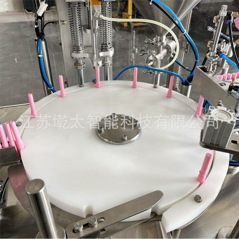 全自动妇科凝胶灌装机1-3g针筒针管膏体定量灌装压盖机