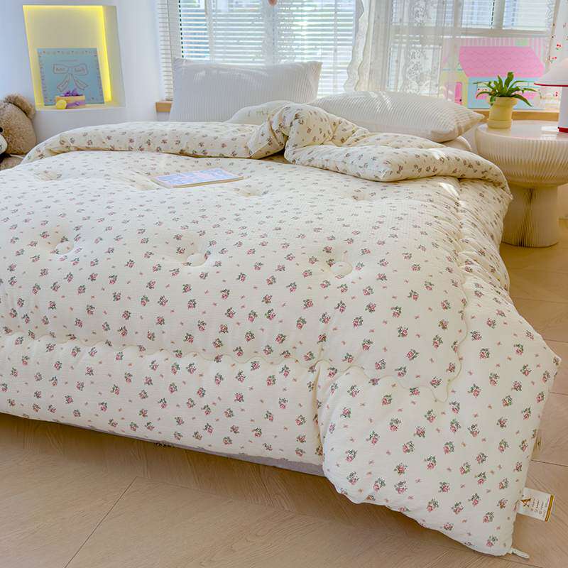 春秋被空调被被子加厚保暖冬被学生宿舍单人双人可机洗被被芯褥子