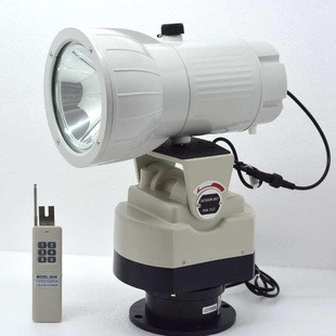 220v船用旋转氙气灯探照灯超亮工地户外边防巡逻大功率聚光探照灯