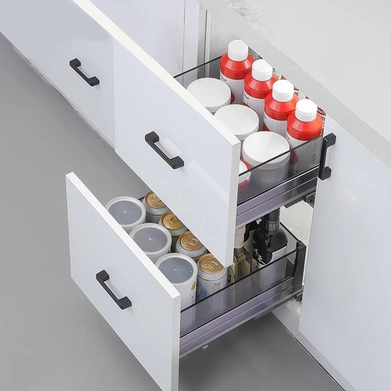 xyt35深浅柜橱柜厨房调味拉篮分体开门工具篮抽屉式置物架收纳平,家装主材,拉篮,淘宝优惠券,粉丝福利购,淘宝优惠卷