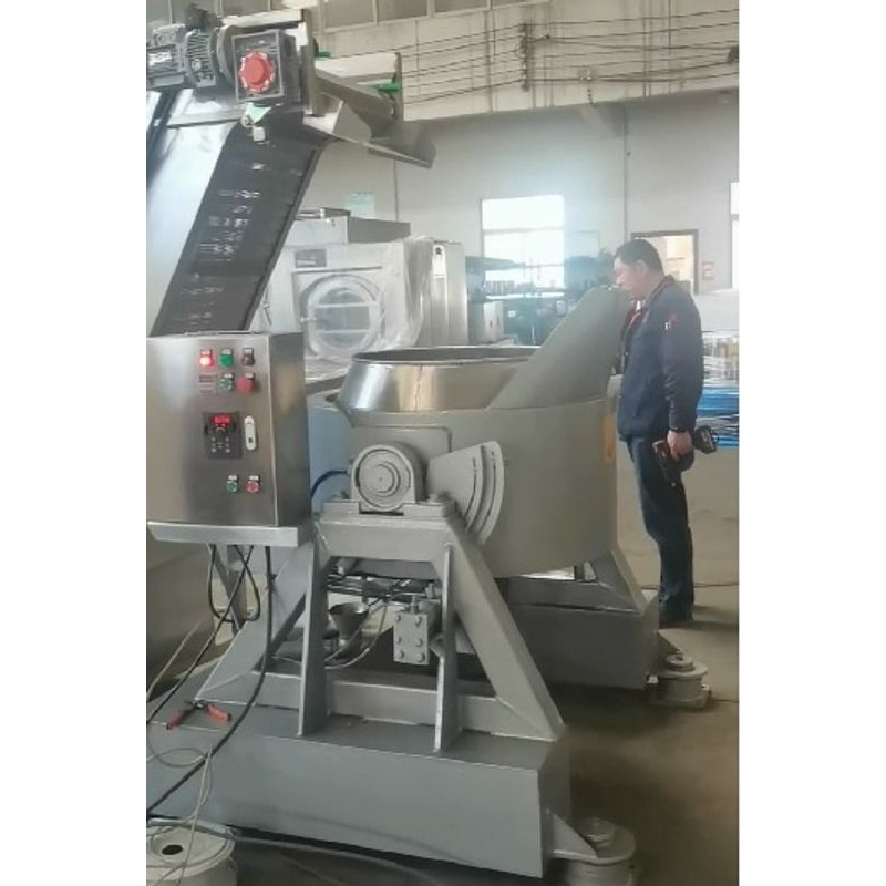 五金脱油机铝屑钛屑〈自动翻倒式〉油炸食品蔬菜果汁甩干机