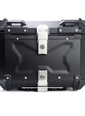 快拆摩托车尾箱28L45L55L65L80L100L防水边三箱箱后备箱铝合金