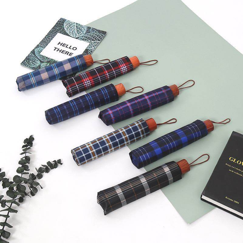 新品 供应清新10k涤丝格男女晴雨两用折叠太阳伞广告logo,住宅家具,四头伞,淘宝优惠券,粉丝福利购,淘宝优惠卷