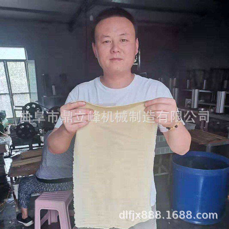 家用小型仿手工千张机薄厚可调咸宁地区不锈钢豆腐皮机免费培训