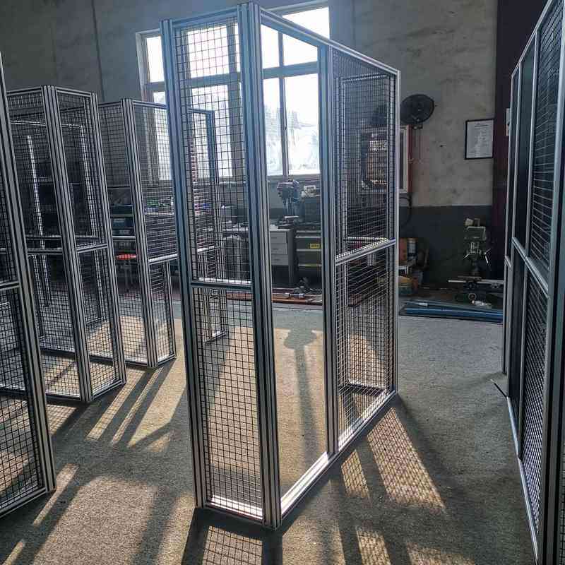铝型材围栏工作台架子铝合金车间围栏自动化设备框架安全围栏护栏,商业/办公家具,挡板/围挡,淘宝优惠券,粉丝福利购,淘宝优惠卷