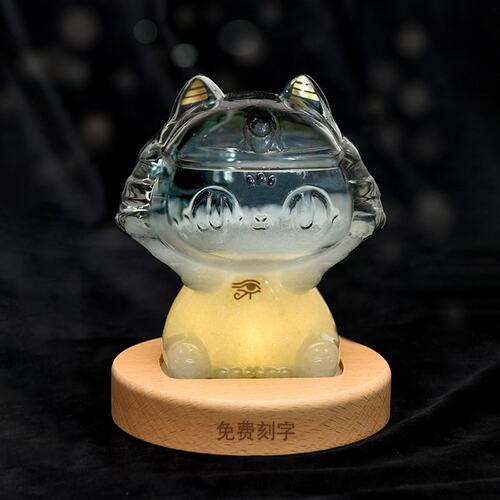 优选天气预报瓶安德森猫风暴瓶生日礼物礼品埃及猫天气瓶