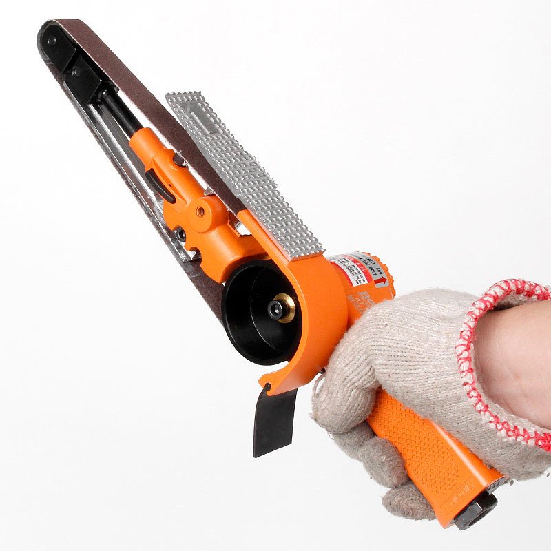 台湾BOOXT直供 AT-7010P工业级铸件打磨气动砂带机20*520耐用强力