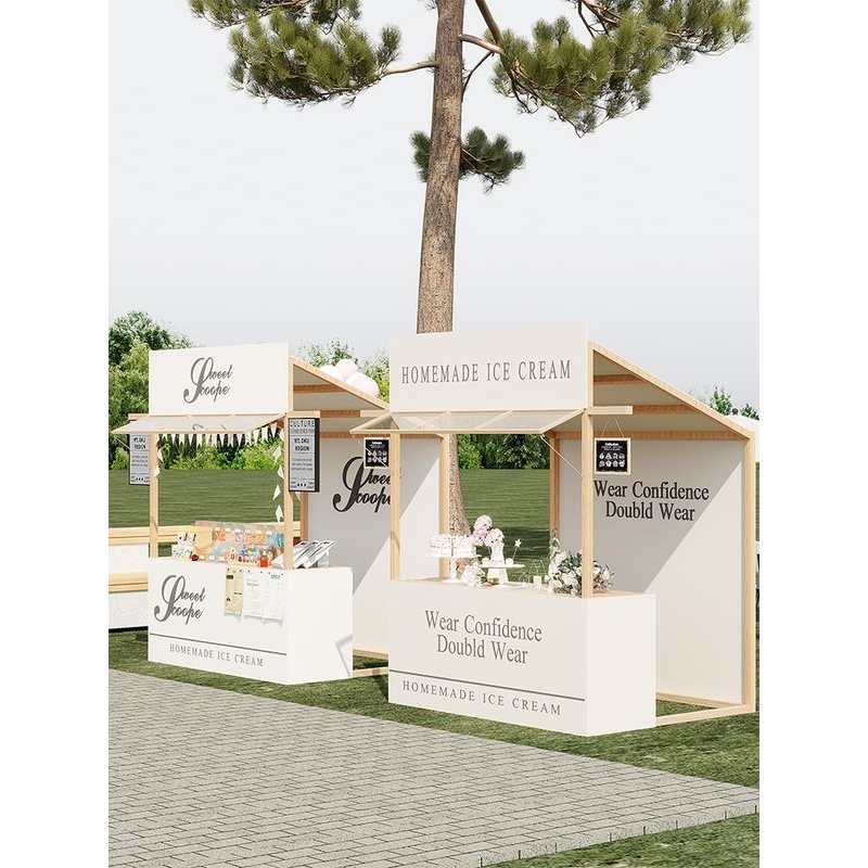 户外集市活动摆摊展示架景区广场售卖摊位架夜市美食小吃摆摊棚架