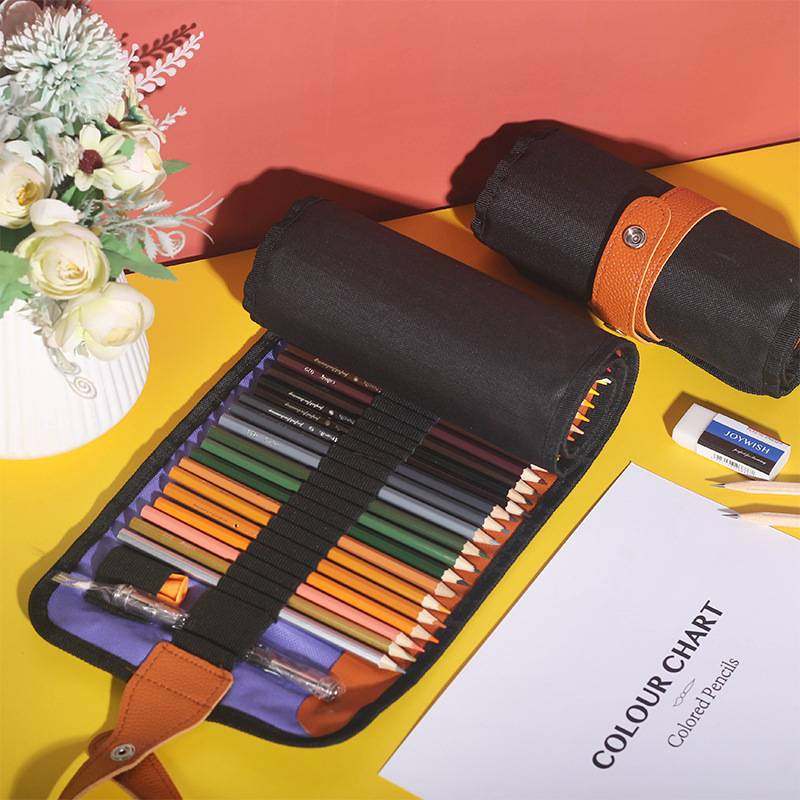 50色72色卷帘彩色铅笔套装手绘帘专用收纳笔袋批发包笔彩笔涂鸦,文具电教/文化用品/商务用品,彩铅,淘宝优惠券,粉丝福利购,淘宝优惠卷