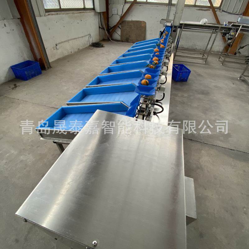 全自动选果机 水果重量分选机 直线滚轮果蔬分级机 源头生产厂家