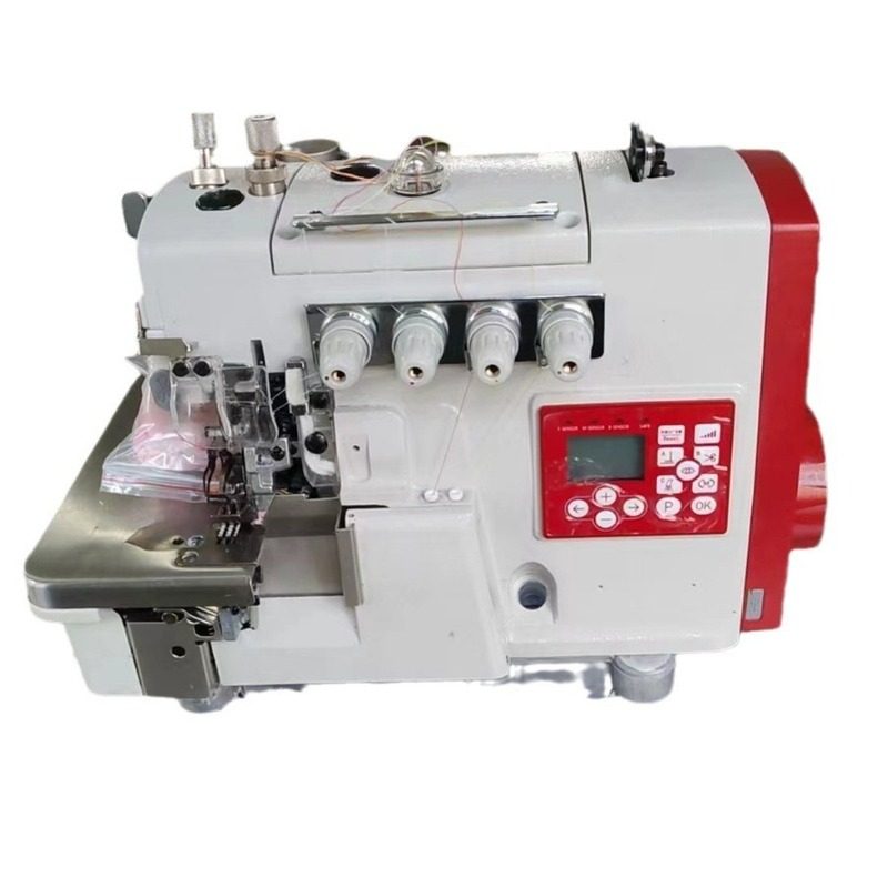 EXT厚料包缝机电脑打边机包边机工业缝纫机拷边机服装机械直驱