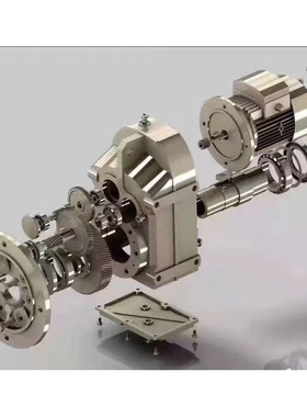 FAF系列斜齿轮硬齿面减速机卧式直连电机FA47 57 67 77 87 97 107