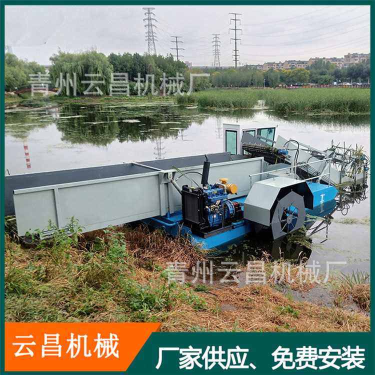 水面水浮萍水草收割船 河道水白菜水花生打捞船 水中杂草打捞机械,农机/农具/农膜,清淤机械,淘宝优惠券,粉丝福利购,淘宝优惠卷
