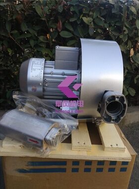 0.85kw,压力23KPA,风量110M3/H,双段,双极,双叶轮,高压鼓风机